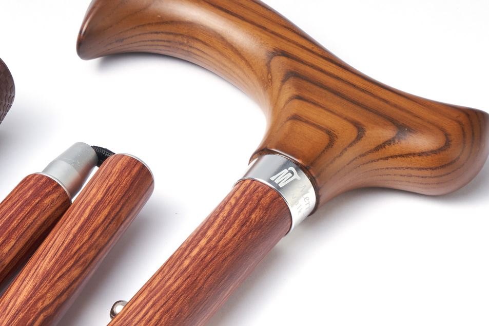 Aspen handle grip and sen wood-like design