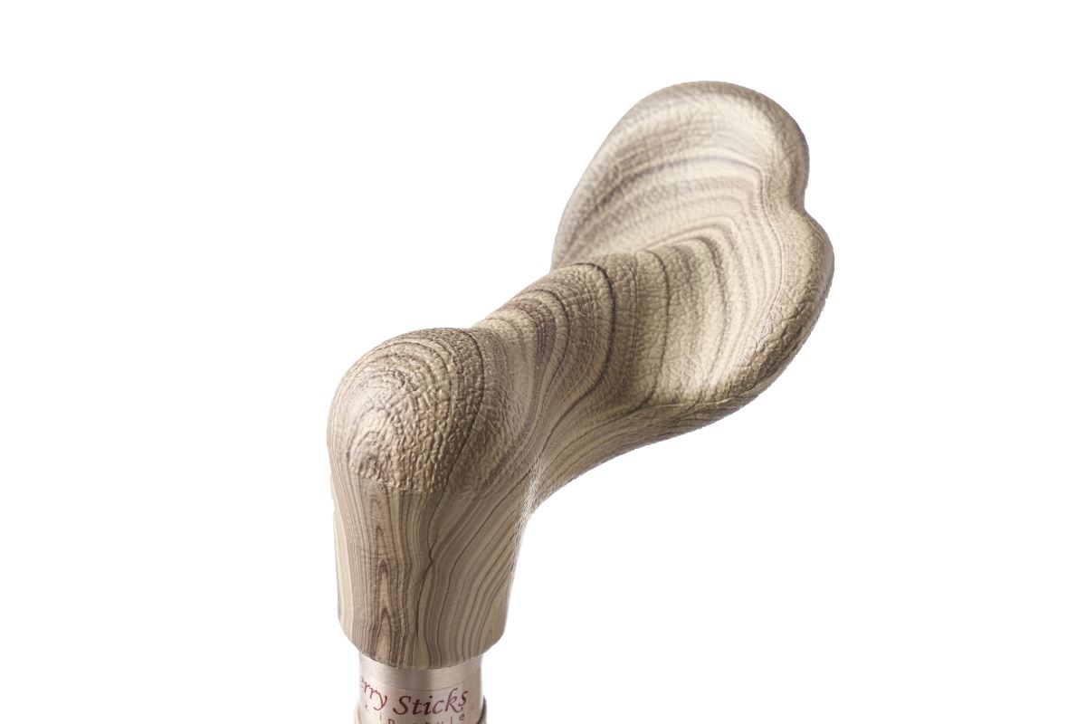 With smooth and stunningly beautiful beige wood grain patterns - Right Hand
