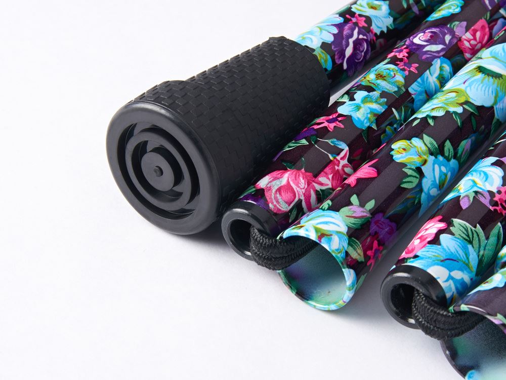 Elegant textured slip-resistant rubber tip for extra safety