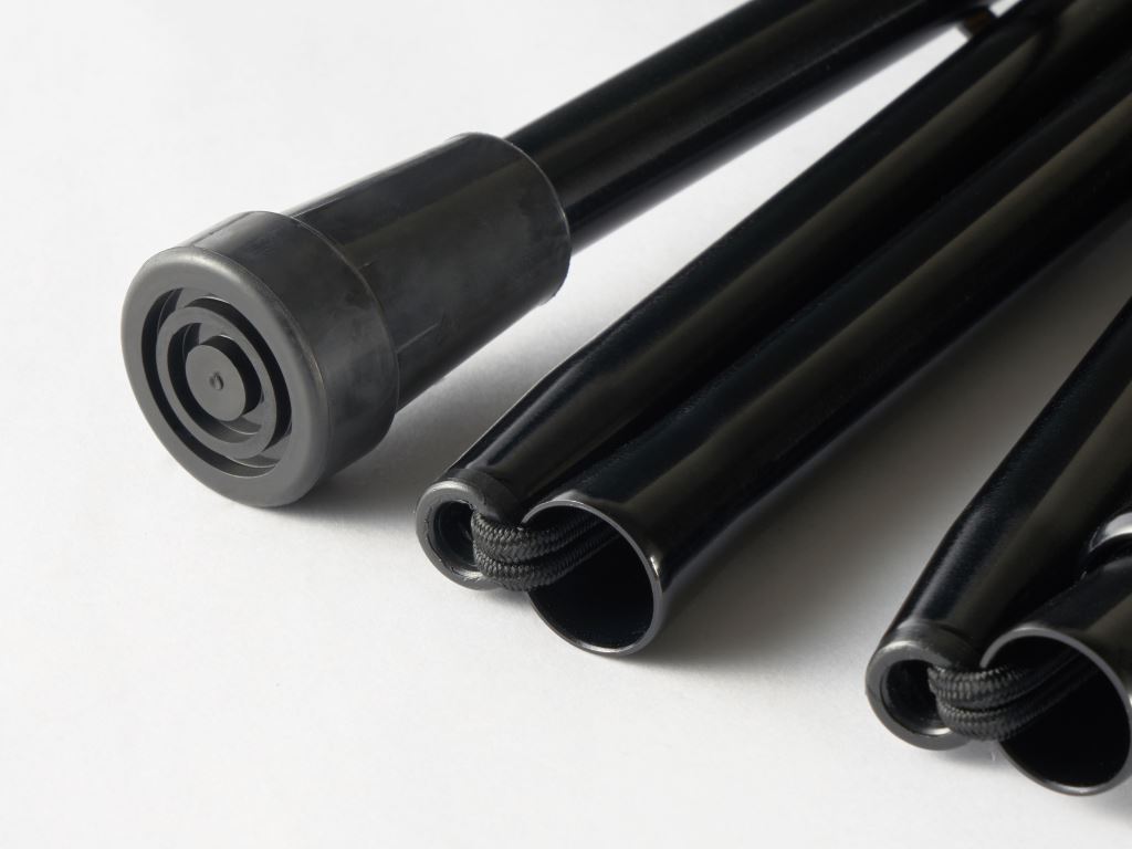 Slip-resistant rubber tip for extra safety
